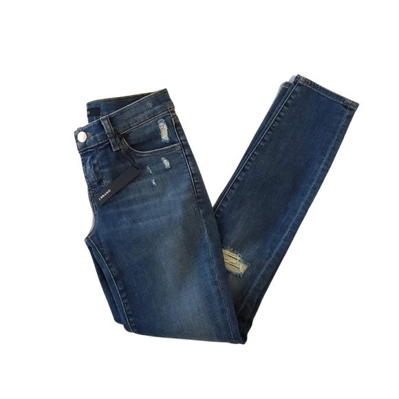 NEW J Brand Affinity Destruct Crop Jeans 23 24 26 - Picture 13 of 15
